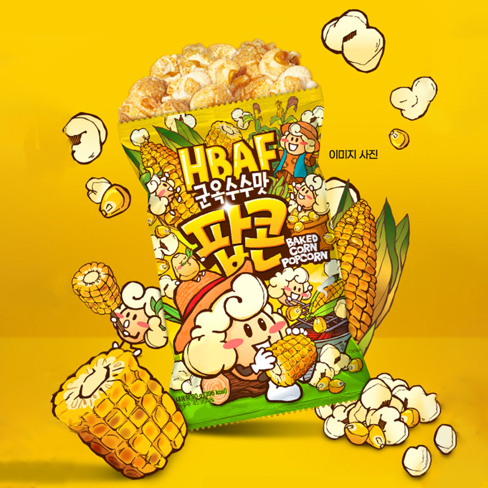 Baked Corn Popcorn (80g)-MayDay Mall