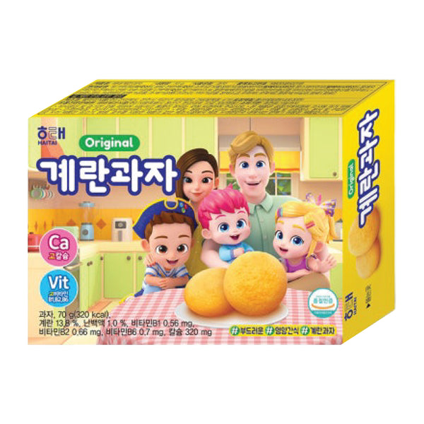 Korean Egg Cookie Snack | Pinkfong Bebefinn KFOOD 70g