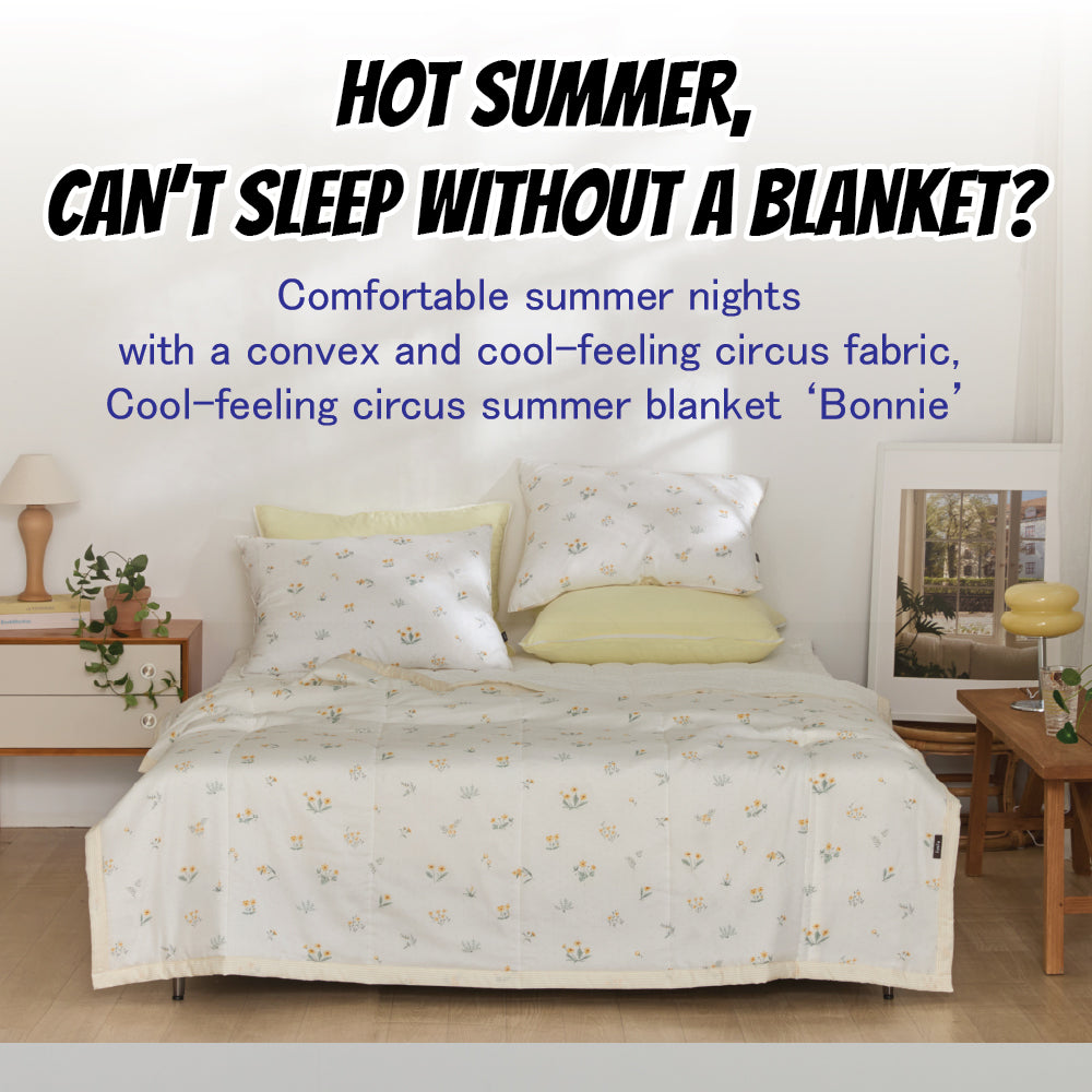 Cooling Seersucker Summer Blanket(Quilt) Only (Boni)-MayDay Mall