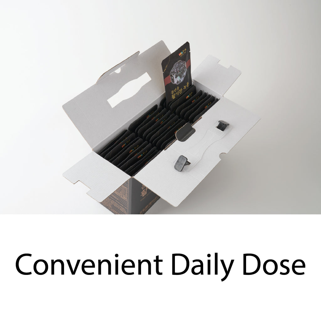 Vibrant Velvet Antlers Red Ginseng Extract Pouch (60ml x 30p