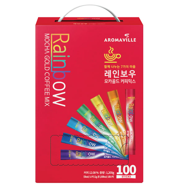 Rainbow Mocha Gold Coffee Mix (100 Sticks)-MayDay Mall