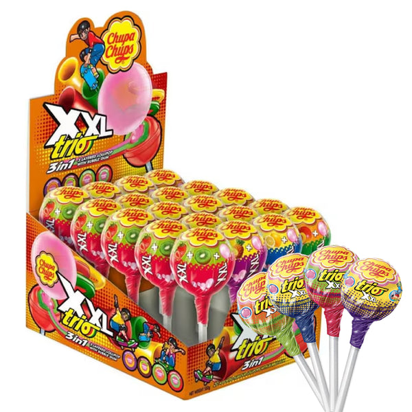 Chupa Chups XXL Trio 20 Lollipops-MayDay Mall