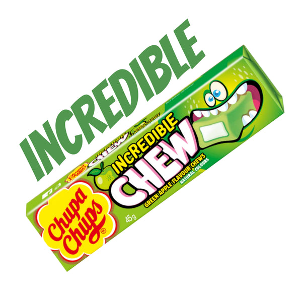 Chupa Chups Incredible Chew Apple (45g)-MayDay Mall