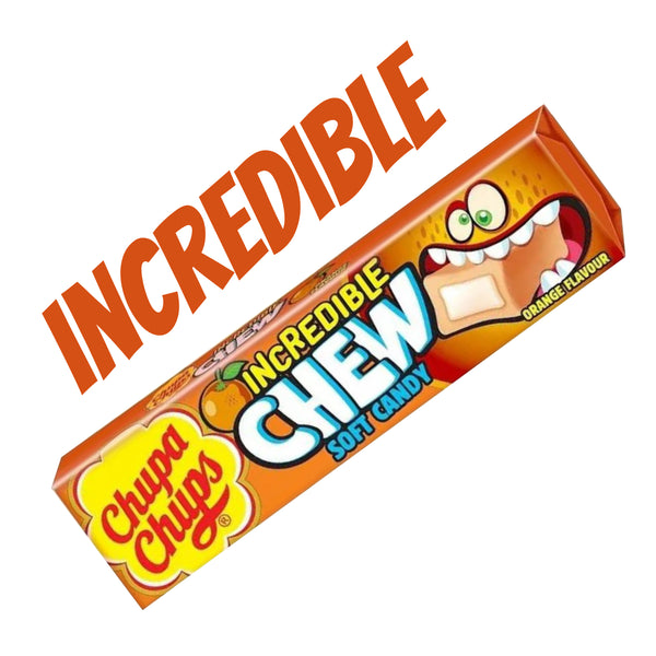 Chupa Chups Incredible Chew Orange (45g)-MayDay Mall