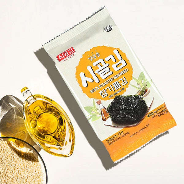 Roasted Seaweed with Sesame Oil (16 Packs)-MayDay Mall