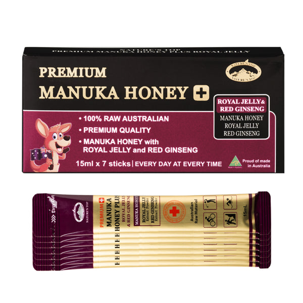 Medi Manuka Royal Jelly & Red Ginseng (15ml x 7 Sticks)-MayDay Mall
