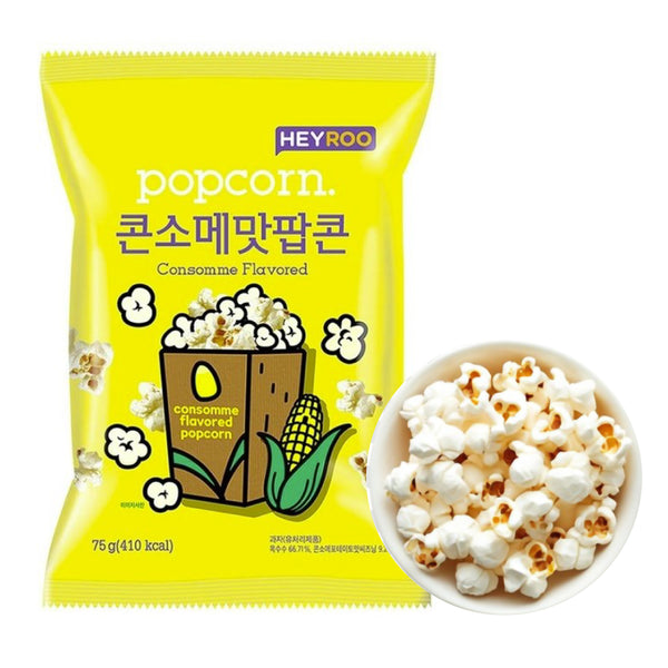 Heyroo Consommé Flavored Popcorn (75g)-MayDay Mall