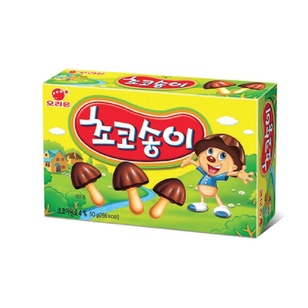 Choco Songyi - Mushroom Shaped Chocolate Biscuits (50g)-MayDay Mall