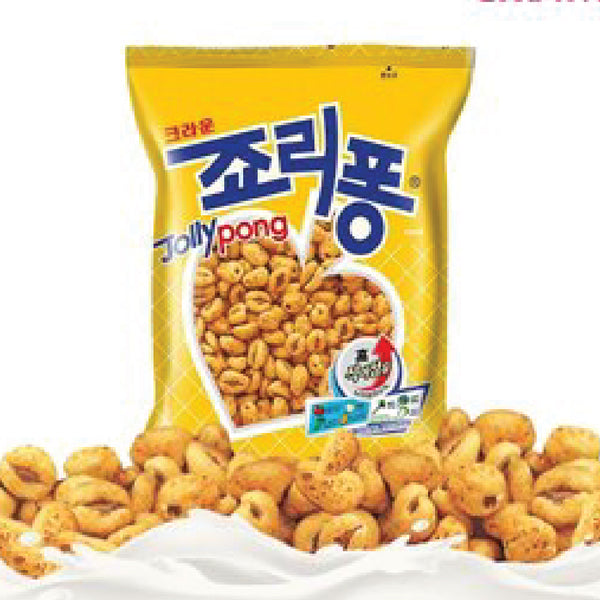 Jollypong- Traditional Korean Puffed Rice Snack and Cereal Caramel Flavour(138g)-MayDay Mall