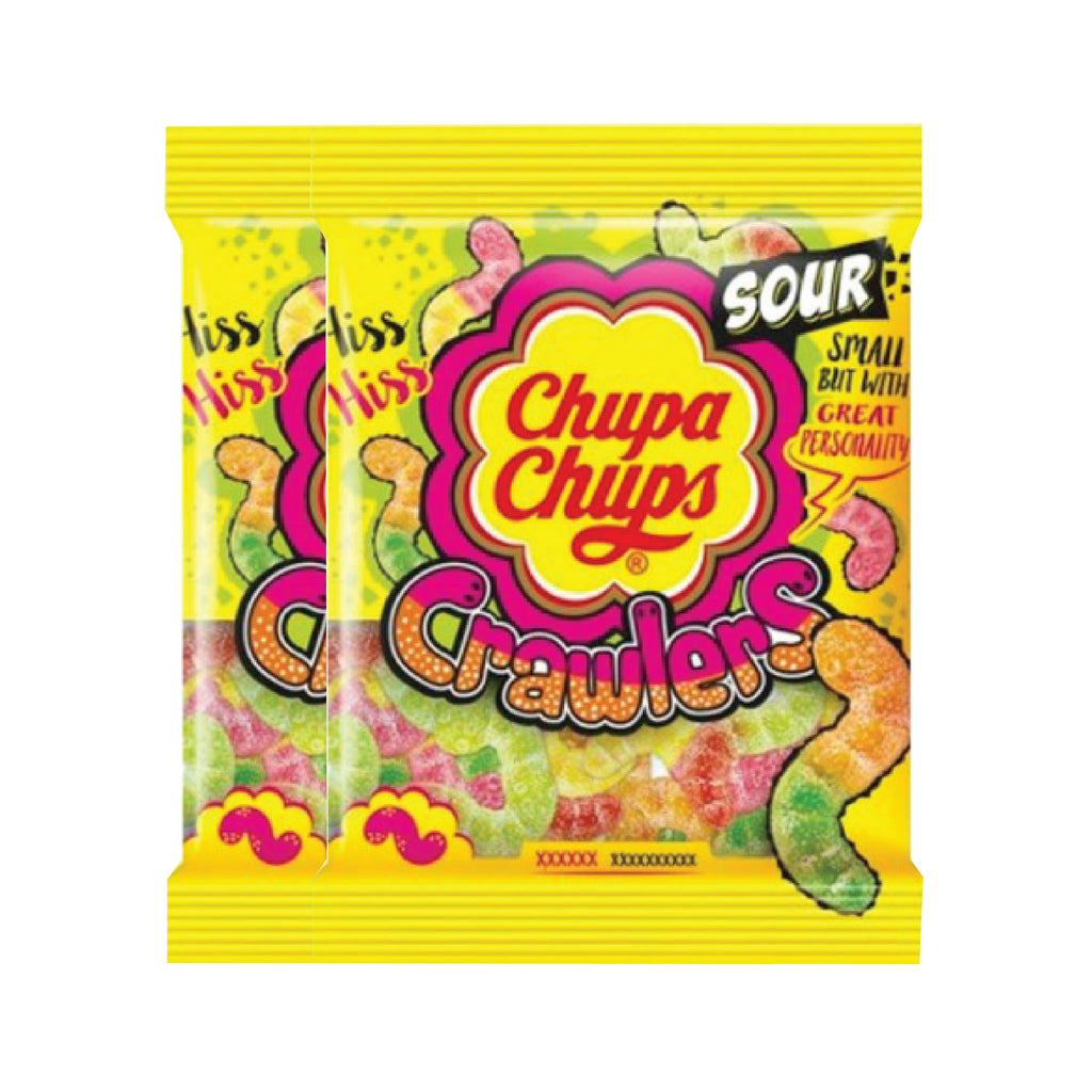 Chupa Chups Sour Crawlers 60g x 2p-MayDay Mall