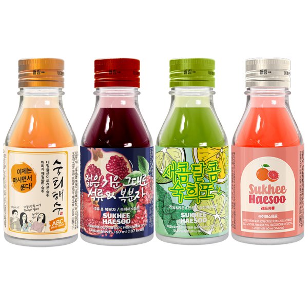 Sukhee Haesoo Mix 4p (60ml) Set (Assorted)-MayDay Mall
