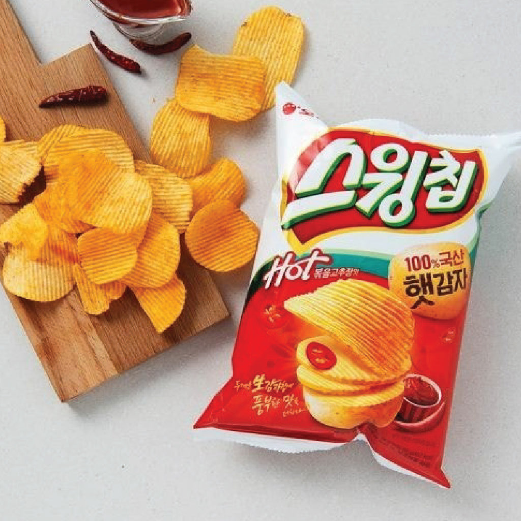 Swing Chip Hot Gochujang (124g)-MayDay Mall