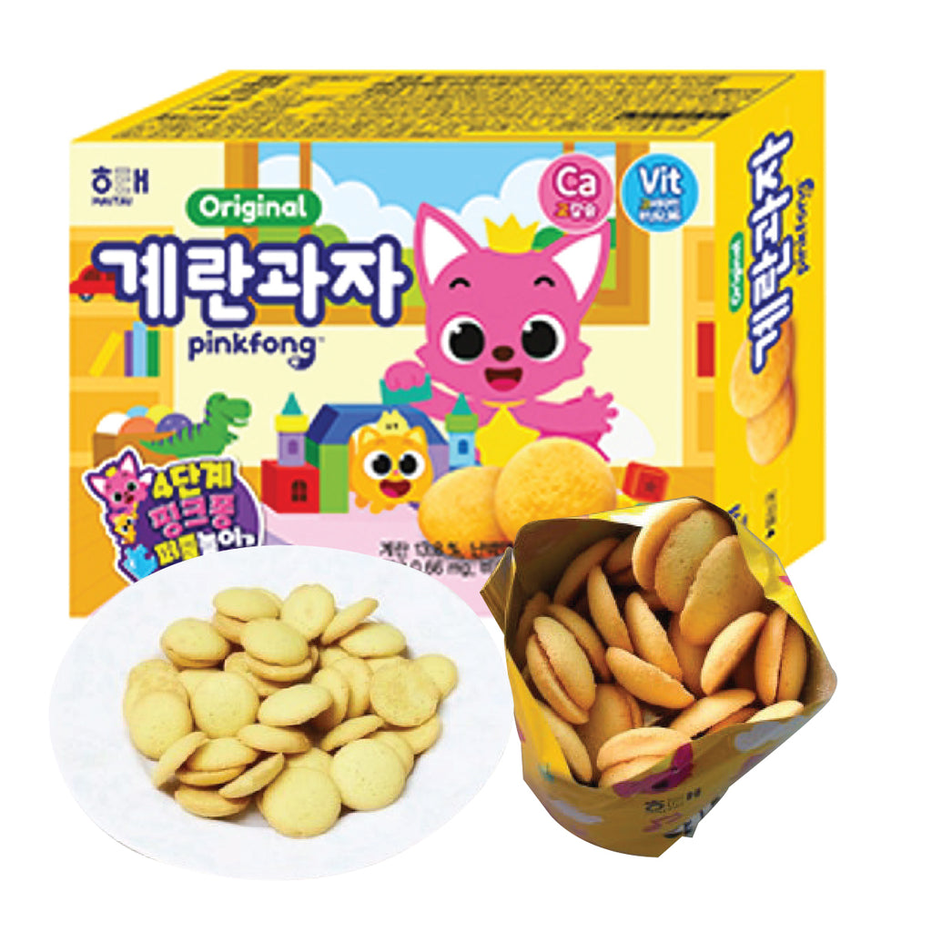 Pinkfong Bebefinn Korean Egg Cookie Snack 70g | KFOOD Treat-MayDay Mall