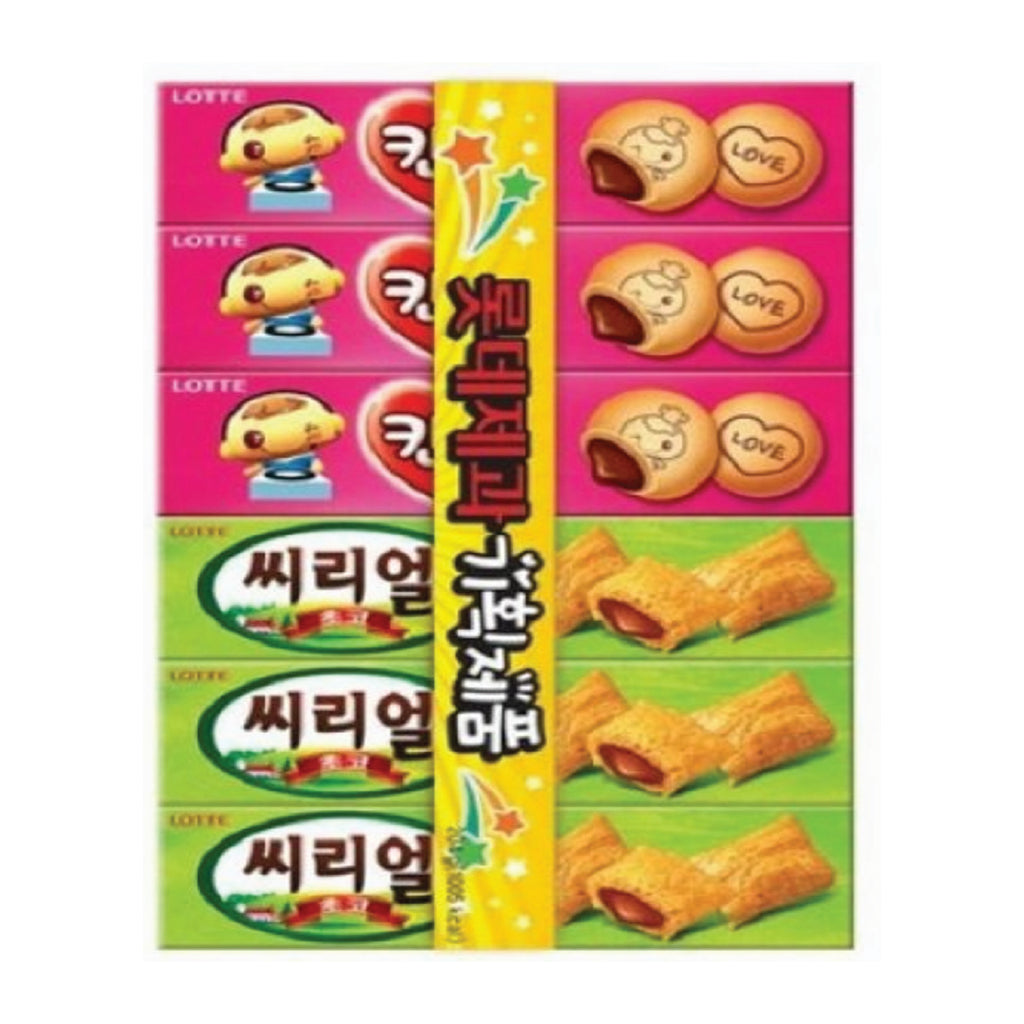Choco Biscuit assort 6 bundle (204g)-MayDay Mall