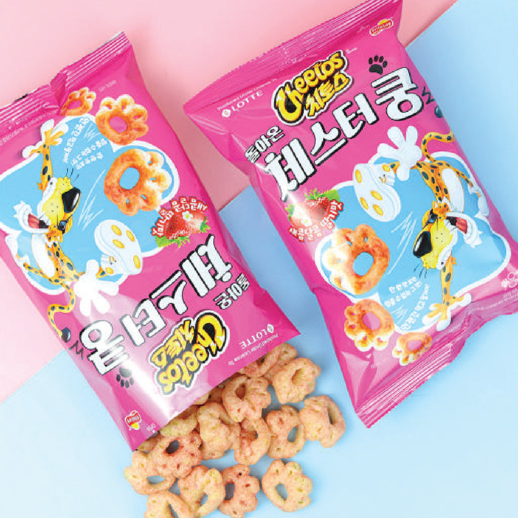 Cheetos Strawberry Flavour Snack (110g)-MayDay Mall