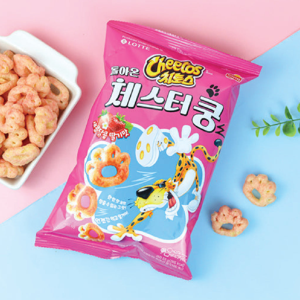 Cheetos Strawberry Flavour Snack (110g)-MayDay Mall