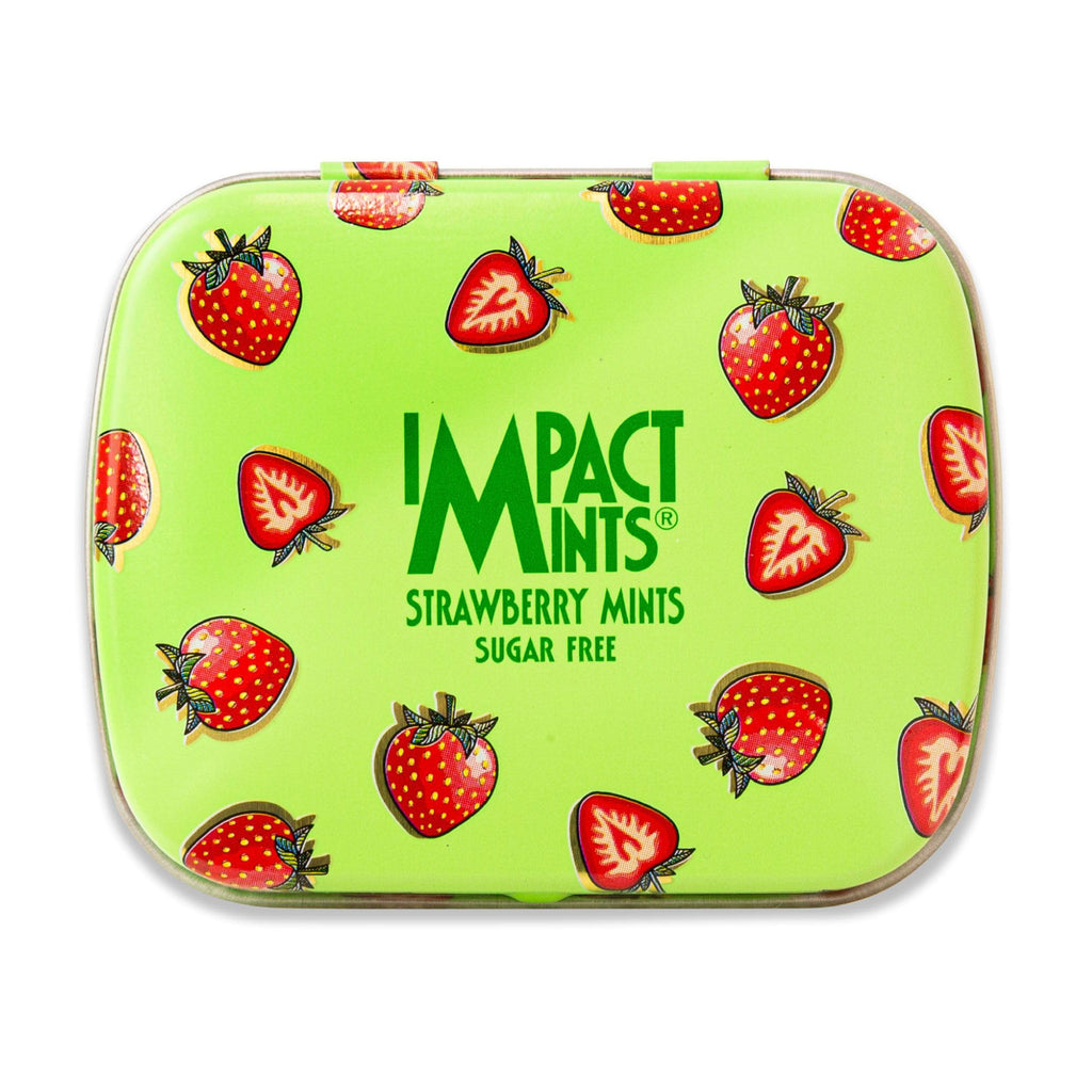 Impact Mints Fruity Strawberry Candy Tin Sugar Free-MayDay