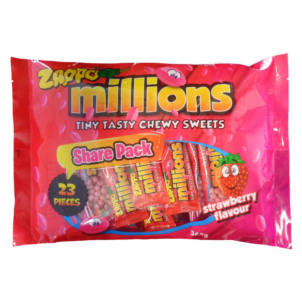 Zappo Millions Strawberry Sharepack (368g)-MayDay Mall