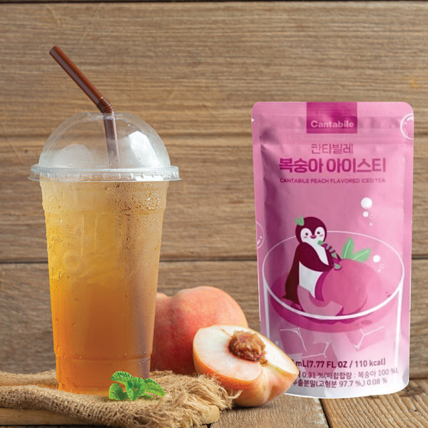 Cantabile Peach Flavoured Iced Tea (230ml x 10 Packs)-MayDay Mall