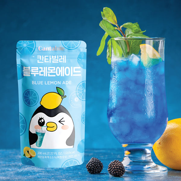 Cantabile Blue lemon Flavoured Ade (230ml x 10 Packs)-MayDay Mall