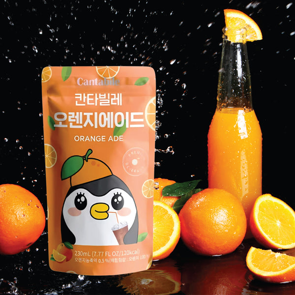 Cantabile Orange Flavoured Ade (230ml x 10 Packs)-MayDay Mall