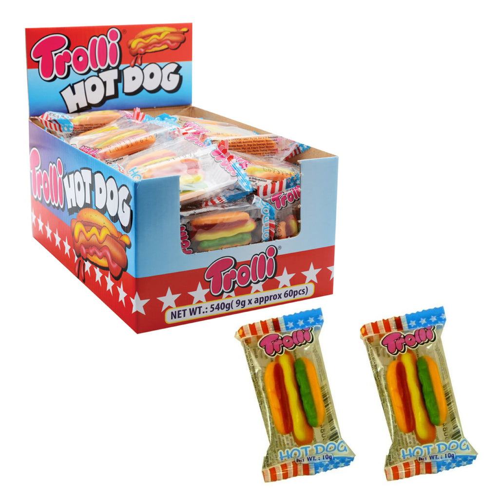 Trolli Gummy Hot Dog (60 Packs)-MayDay Mall