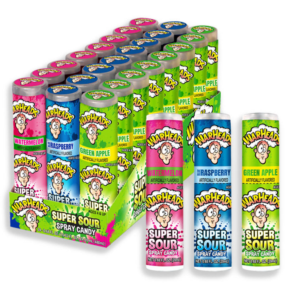Warheads Super Sour Candy Spray (20ml) (Assorted)-MayDayMall