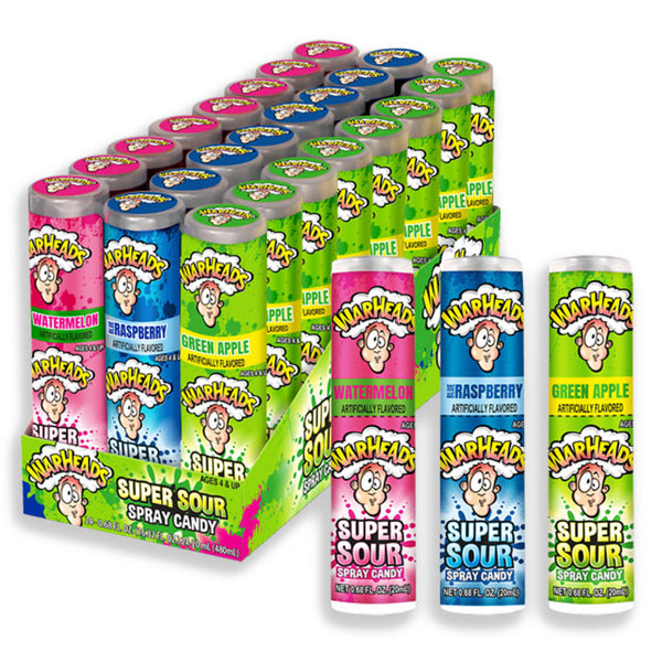 Warheads Super Sour Candy Spray (20ml) (Assorted)-MayDayMall