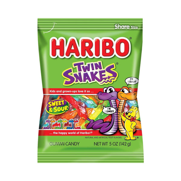 Haribo Twin Snakes (140g)-MayDay Mall