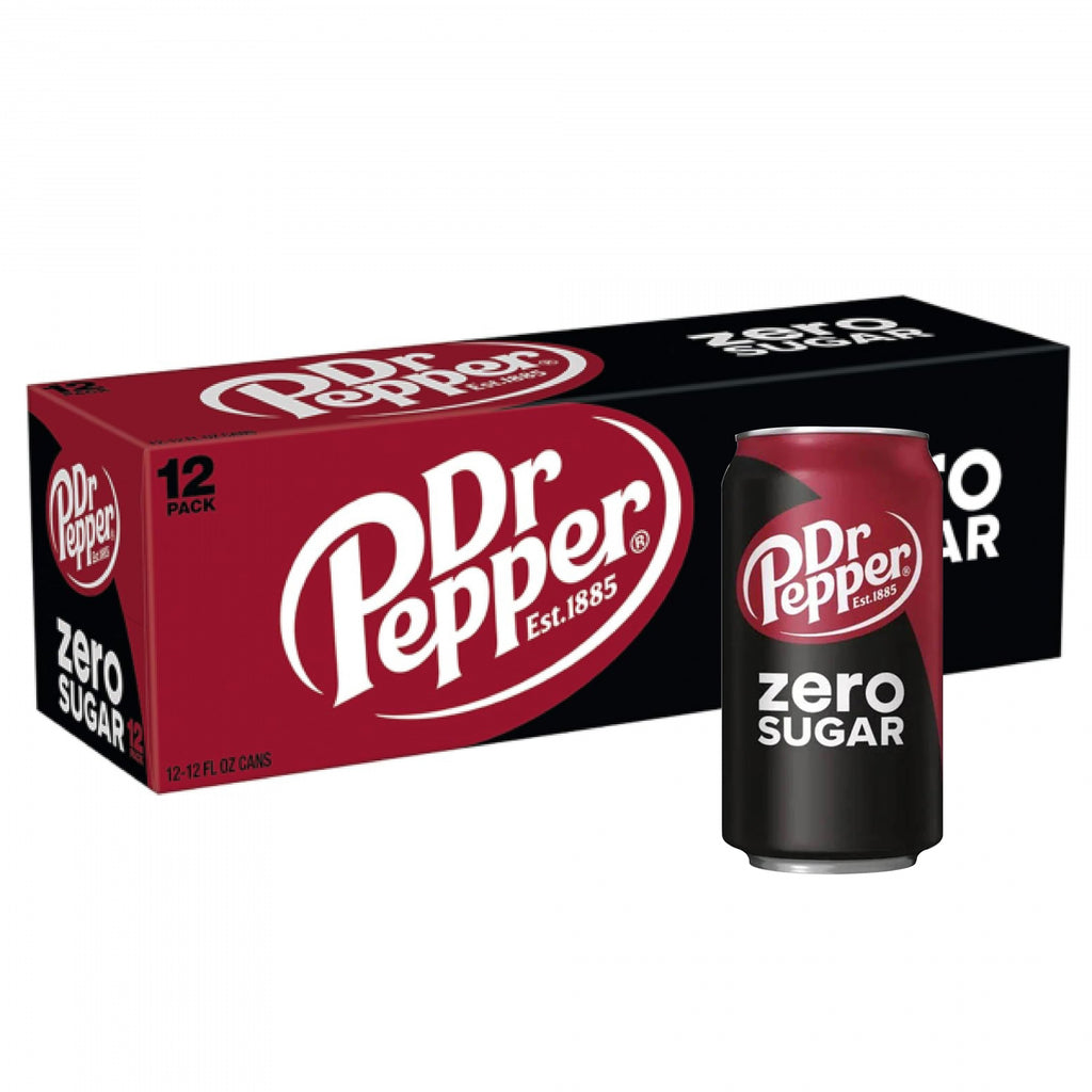 Dr Pepper Original Zero (355ml x 12)-MayDay Mall