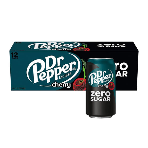Dr Pepper Cherry Zero (355ml x 12)-MayDay Mall