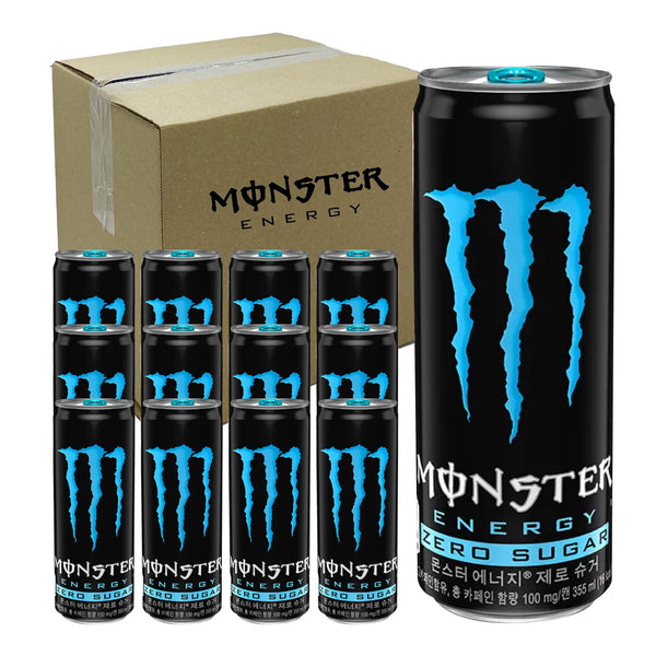 Monster Energy Zero Sugar (355ml x 12 Pack)-MayDay Mall