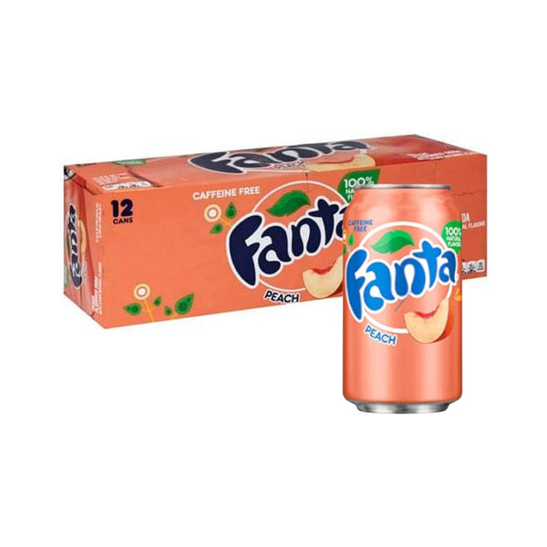 Fanta Peach (355ml X 12)-MayDay Mall