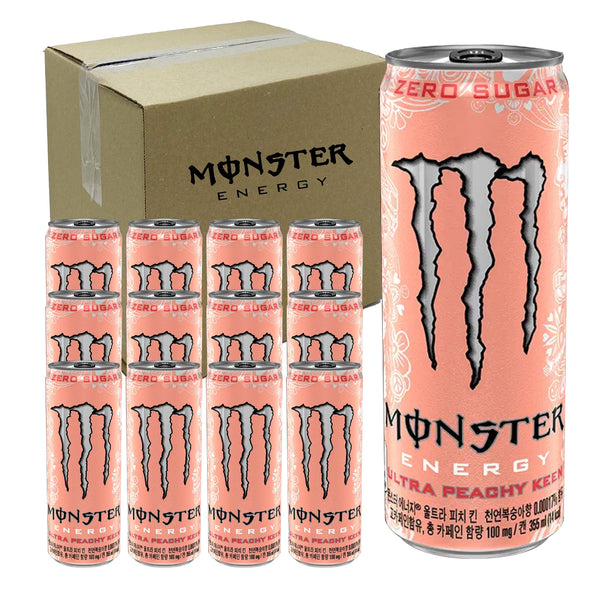Monster Energy Ultra Peachy Keen (355ml x 12 Pack)-MayDay Mall