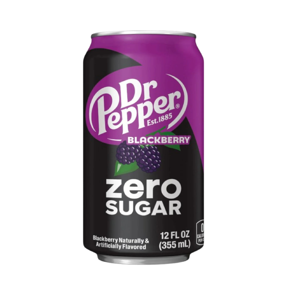 Dr Pepper Black Berry Zero (355ml X 12 Packs)-MayDay Mall