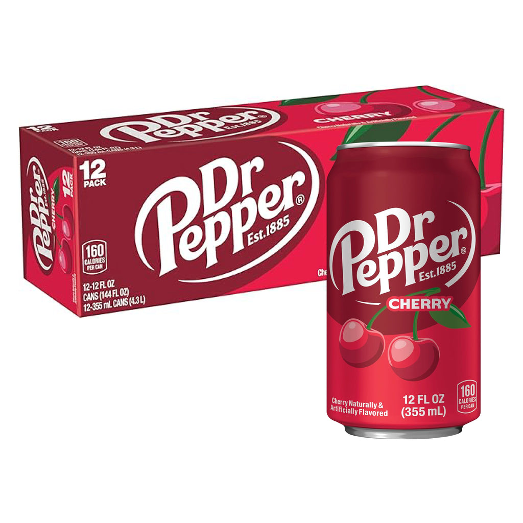 Dr Pepper Cherry (355ml X 12)-MayDay Mall