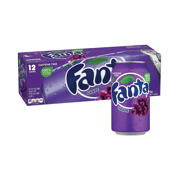 Fanta Grape (355ml X 12)-MayDay Mall