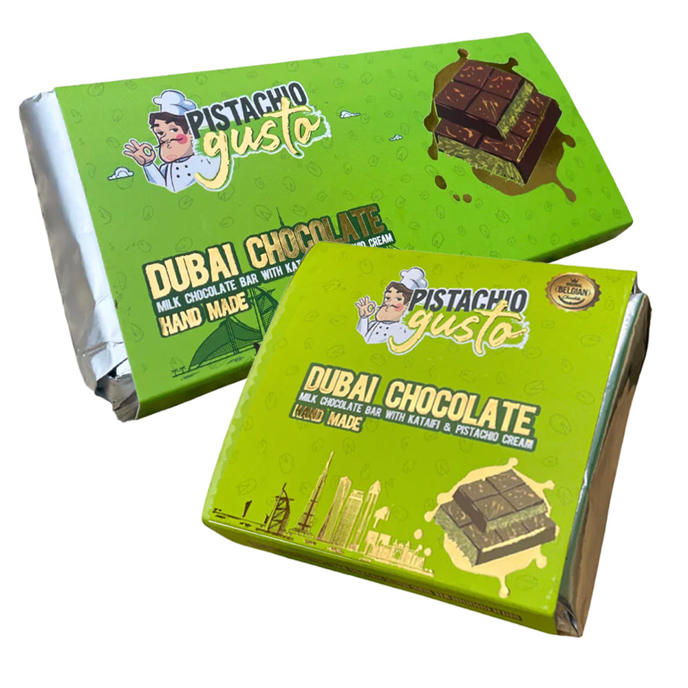 Dubai Chocolate (Milk Bar with Katifi & Pistachio Cream)100g