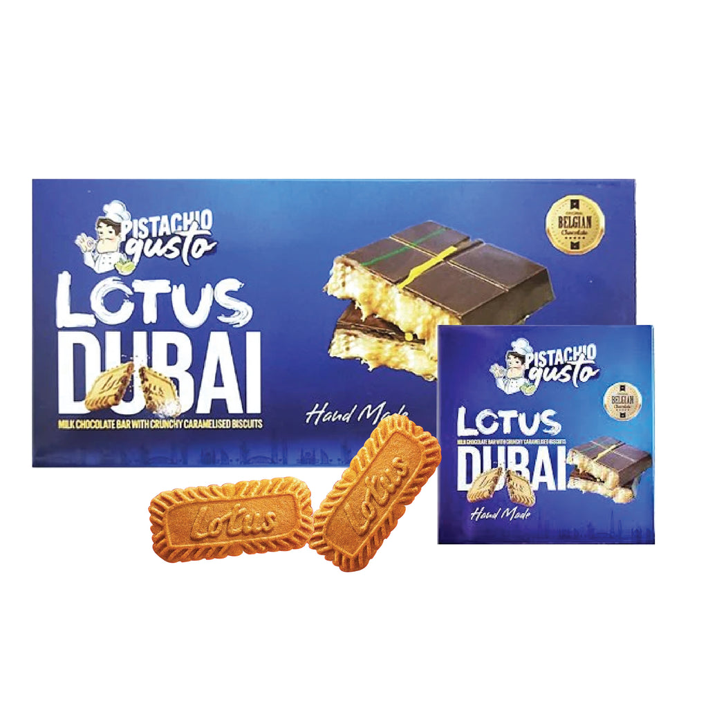 Dubai Chocolate (Milk Bar with Lotus Biscuit Cream)(100g)