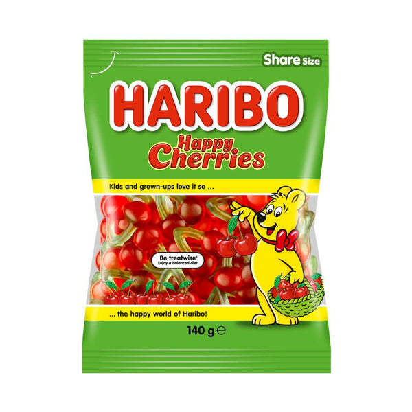 Haribo Happy Cherries (142g)-MayDay Mall