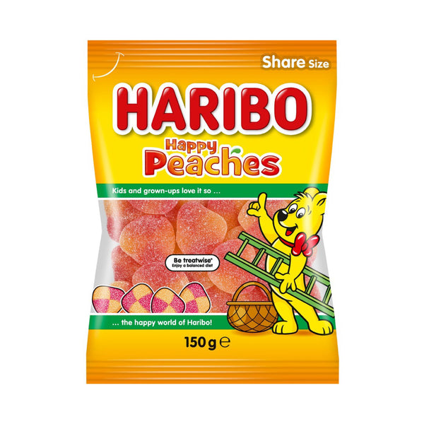 Haribo Happy Peaches (142g)-MayDay Mall