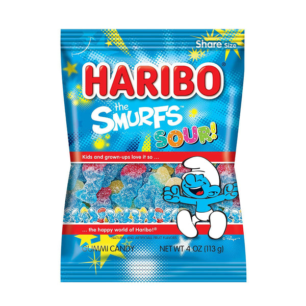 Haribo Sour Smurfs (113g)-MayDay Mall