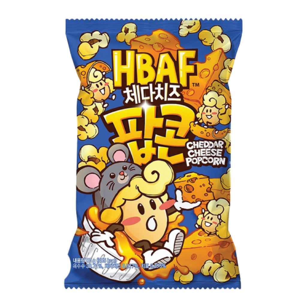 HBAF Cheddar Cheese Popcorn (80g)-MayDay Mall