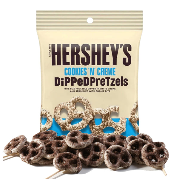 Hershey's Cookies N Creme Dipped Pretzels (120g)-MayDay Mall