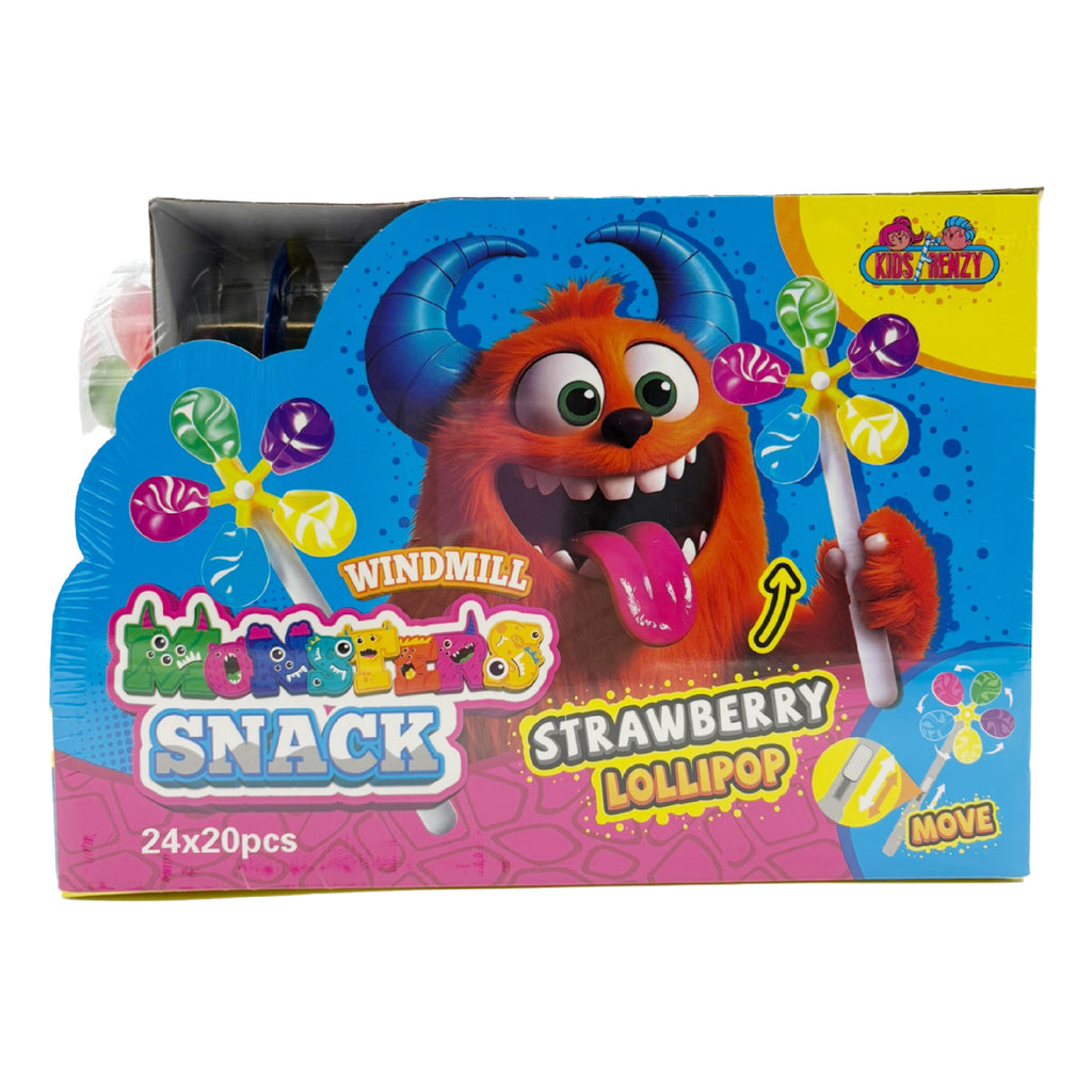 Windmill Strawberry Lollipop Candy (24g)-MayDay Mall
