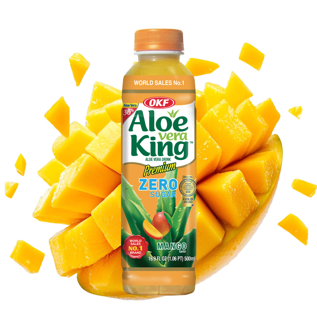Aloe Vera King Zero Sugar Mango (500ml)-MayDay Mall