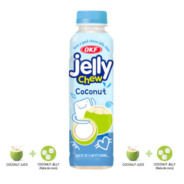 Jelly Chew Coconut Juice (500ml)-MayDay Mall