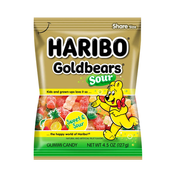 Haribo Gold bears Sour (127g)-MayDay Mall