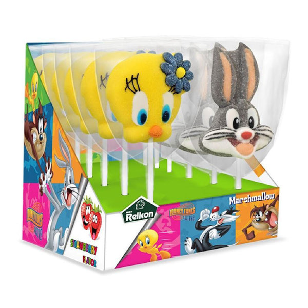 Looney Tunes Marshmallow Pops (45g)-MayDay Mall