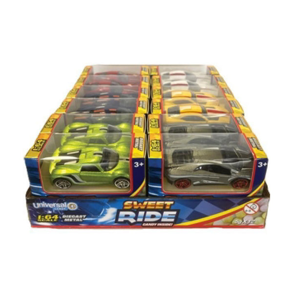 Sweet Ride Diecast Meta Car with Candy 5g x 12-MayDay Mall